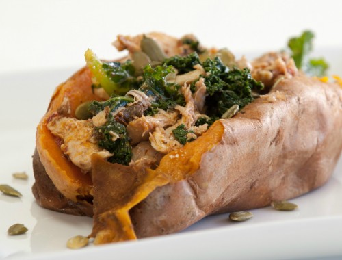 Chipotle Stuffed Sweet Potato by Evolve Paleo Chef in Kansas City
